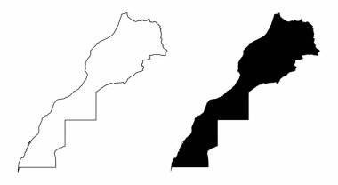 Fas siluet haritaları