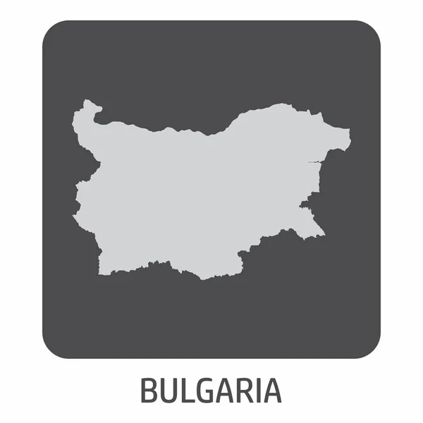 Bulgaria map icon — Stock Vector