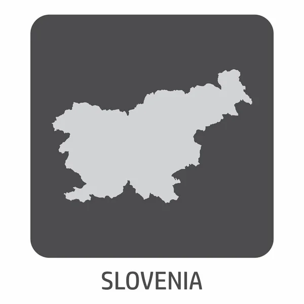 Ikona mapy Słowenii — Wektor stockowy