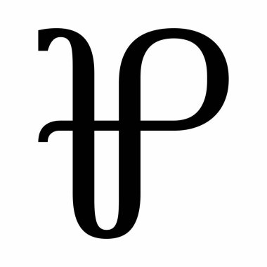 Beyaz arkaplanda izole edilmiş İşaret simgesi