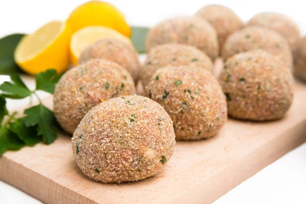 Breaded meat balls — Stock Photo, Image