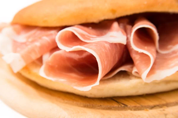 Prosciutto Crudo Sandwich — Zdjęcie stockowe