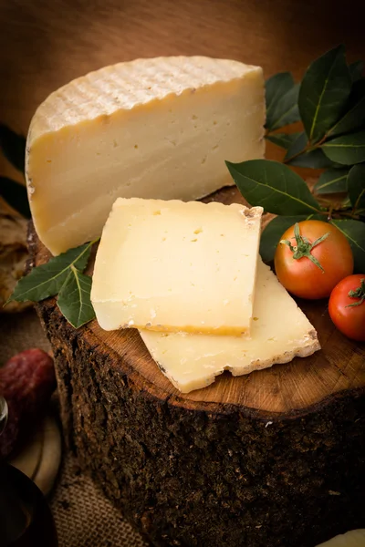 Fatias sardas de Pecorino — Fotografia de Stock