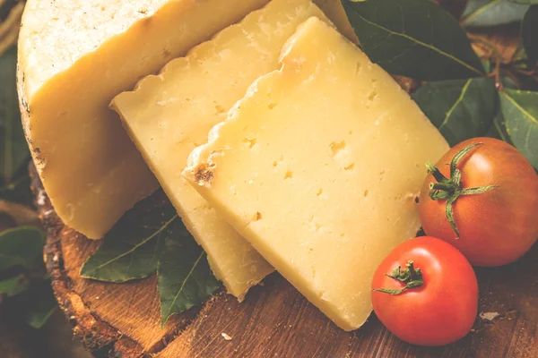 Sardinian Pecorino slices — Stock Photo, Image