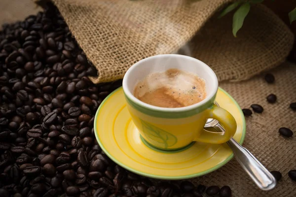 Tasse italienischen Espresso — Stockfoto