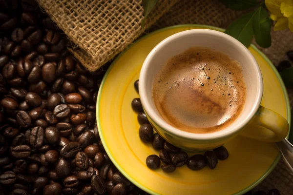 Tasse italienischen Espresso — Stockfoto