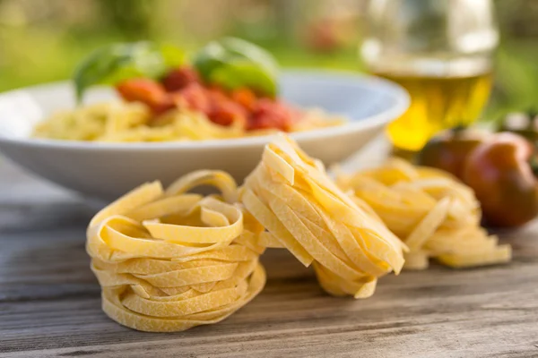 Tagliatelle con ragù — Foto Stock