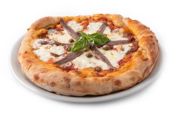 Dolci Freschi Pizza Fatta Casa — Foto Stock