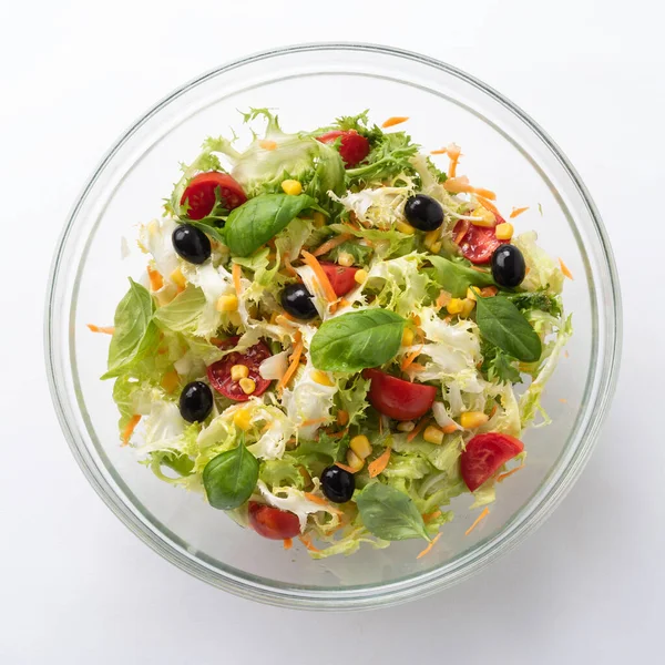 Nourriture Gros Plan Sur Délicieuse Salade — Photo