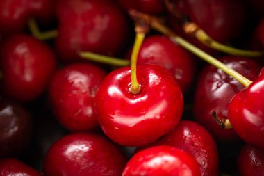 Taze Olgun Kiraz, yakın çekim