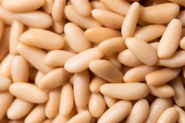 Yiyecekler. Lezzetli fındıkları kapat.