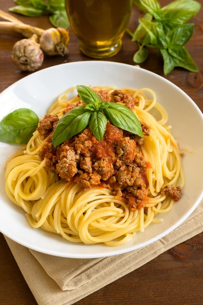 Spaghetti al ragù — Stockfoto