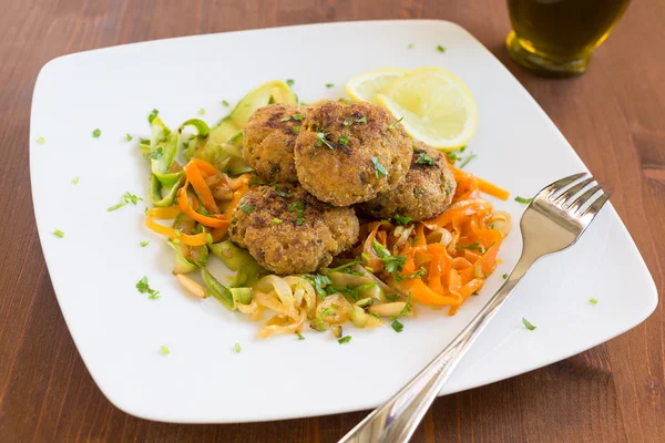 Beef meatballs, italian cuisine — Stock Photo, Image