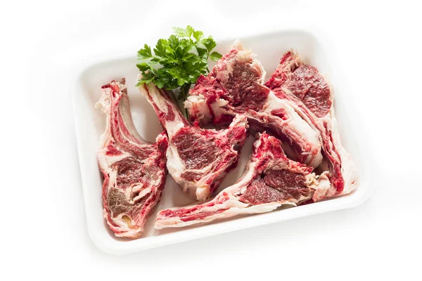 Frisches Lammfleisch — Stockfoto