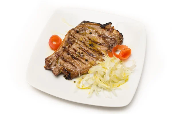 Grilovaný hovězí steak — Stock fotografie