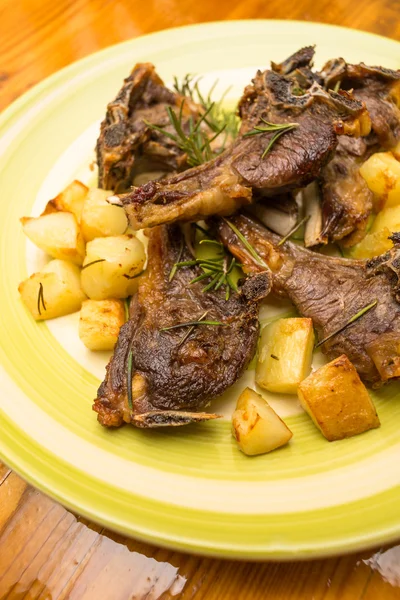 Lamb and potato roast, Italian Food — Stock Photo, Image