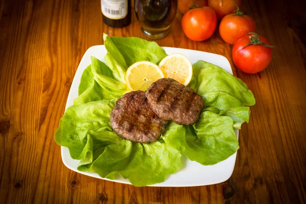 Rindfleisch-Burger — Stockfoto