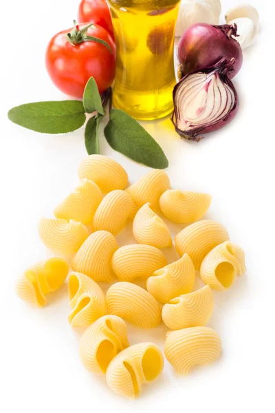 Lumache, итальянская паста — стоковое фото