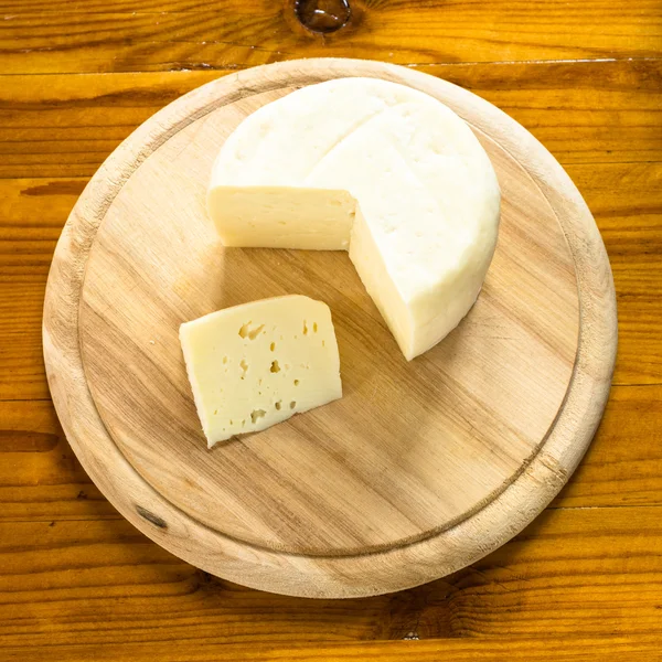 Caciotta, Italian cheese — Stock Photo, Image