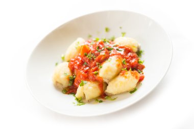 gnocchi domates sos ile