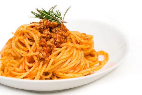 Spaghetti met ragout — Stockfoto