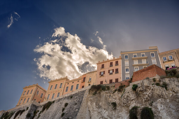 Кальяри, вид на Кастелло, май 2015
