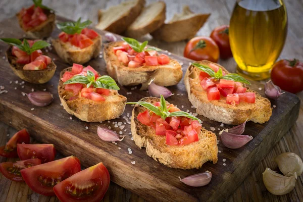 Italiaanse bruschette — Stockfoto