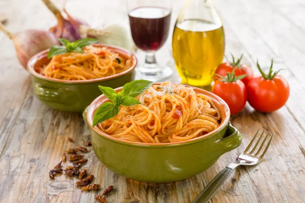 Italienska spaghetti — Stockfoto