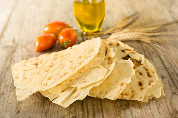 Pane Carasau, Sardinian bread — Stock Photo, Image