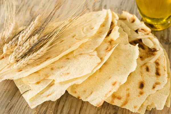 Pane Carasau, Sardinian bread — Stock Photo, Image