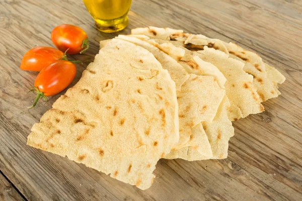 Pane Carasau, Sardinian bread — Stock Photo, Image