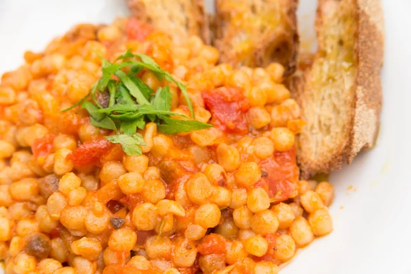 Fregola domates soslu, Sardunyalı mutfağı