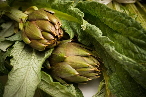 Fresh Sardinian artichokes — Stock Photo, Image