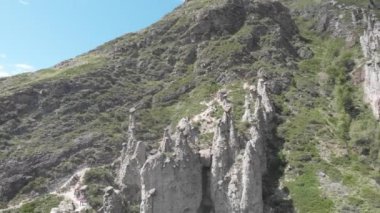 Altai Dağları. Taş mantarlar.