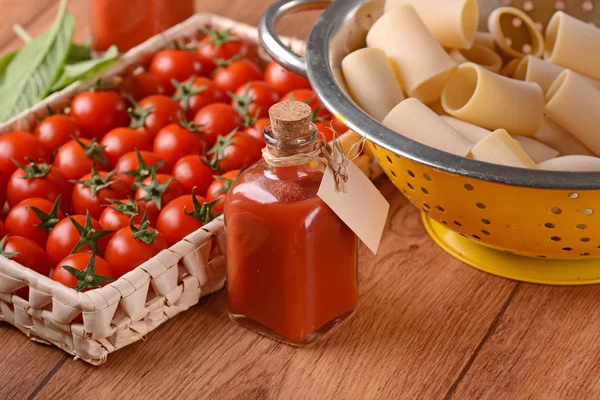 Sauce of cherry tomatoes — Stock Photo, Image