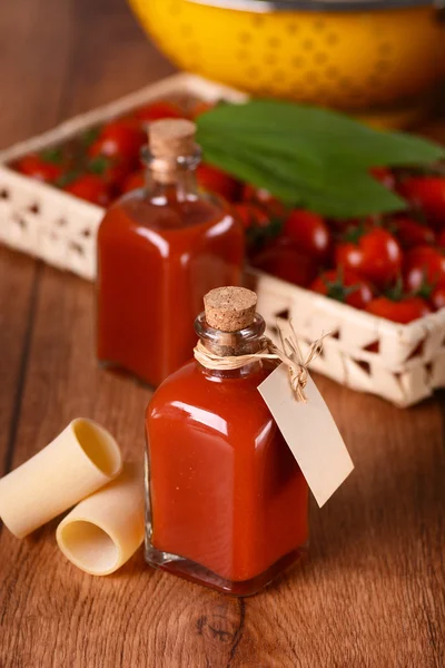 Sos z pomidorów cherry — Zdjęcie stockowe