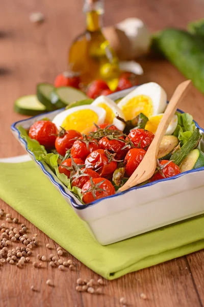 pişmiş sebze salatası