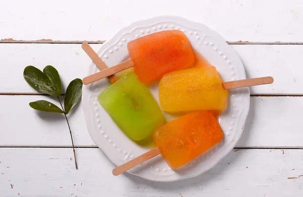 Icicles fruta com ingredientes — Fotografia de Stock