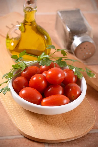 Datterino pomidory - włoski produkt rolny — Zdjęcie stockowe