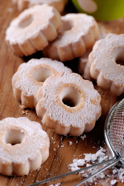 Canestrelli, traditional Italian cookies — Stock Photo, Image