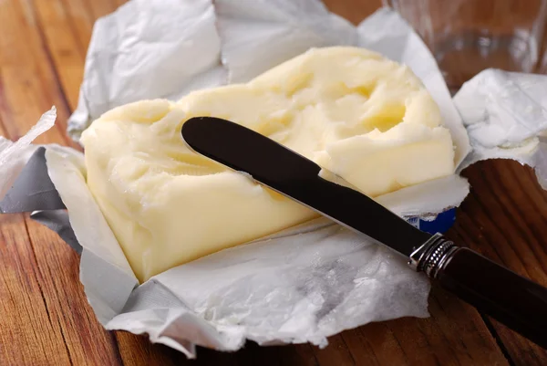 Butter on the table — Stock Photo, Image