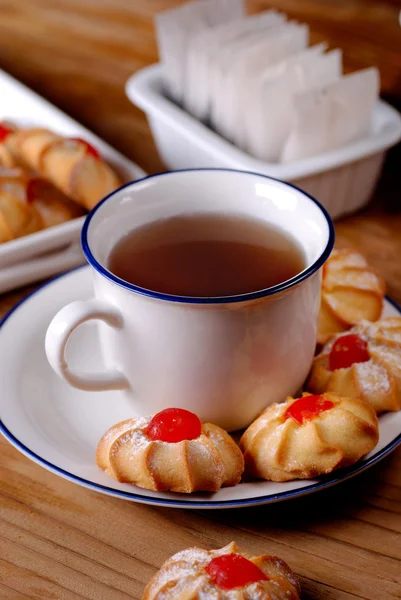 Tasse de thé au citron — Photo