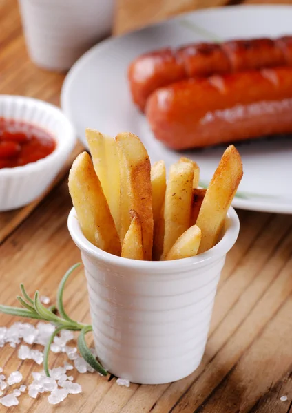 Portion of french fries — Stock Photo, Image
