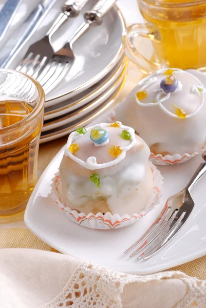 St. Martino cookies with frosting — Stock Photo, Image