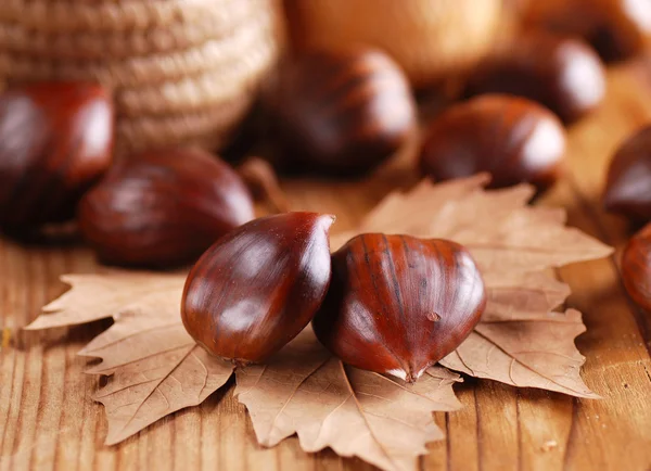 Pile of chestnuts — Stock Photo, Image