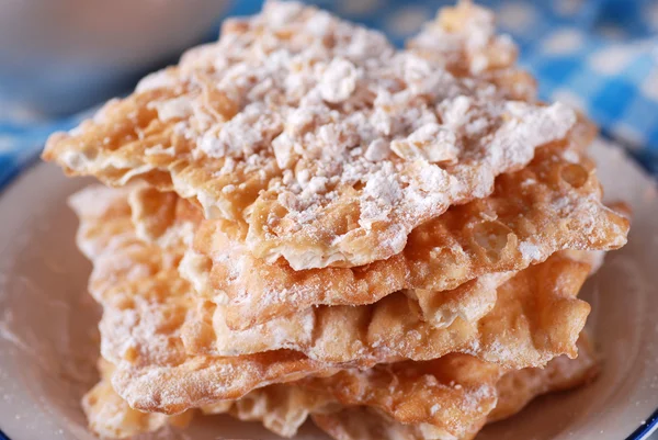 Chiacchiere - traditional Italian pastries — Stock Photo, Image