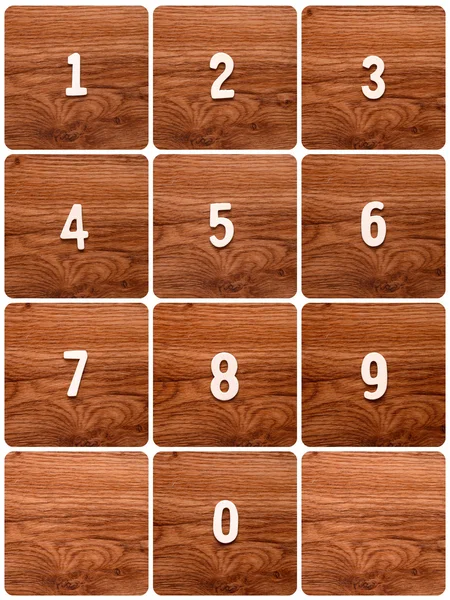 Secuencia de números en la tabla —  Fotos de Stock