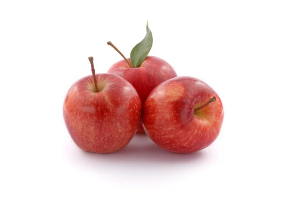 Pila de manzanas en primer plano — Foto de Stock