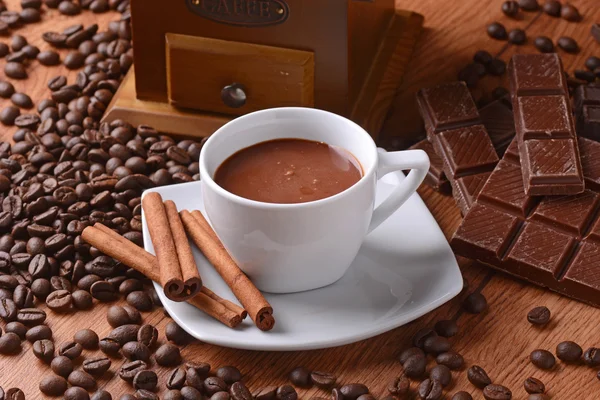 Çikolatalı kahve. — Stok fotoğraf