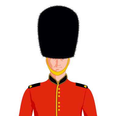 Royal British guard clipart